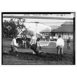 HistoricalFindings Photo: Harvard - Tackling Dummy,Football,Men,1910-1915