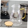 Ciieeo Glass Beverage Serving Pitcher with Lid Elegant Iced for