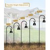 Derkniel Shepherd Hook 60 Inch Tall Heavy-Duty Metal Garden Hanging