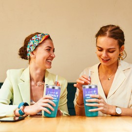 I Save Animals, Whats Your Superpower-Stainless Steel Insulated Travel Tumbler with Lid, Birthday Christmas Ideas for Veterinarian Veterinary Technician, Doctor Assistant Graduation(20oz, Gradient)