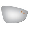 Burco 5630B Side View Mirror W/Blind Spot Volkswagen Jetta 2015-2018