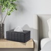 XNONE Tissue Box Cover PU Leather Tissue Box Holder Rectangle