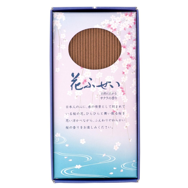 Kameyama Flower Fushi Cherry Blossoms, Smokeless Incense, Approx. 3.5 oz