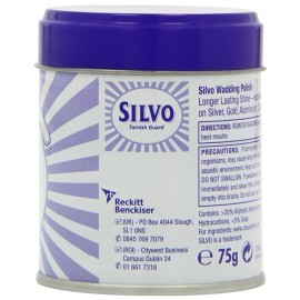 Silvo Metal Polish Wadding 75g Multicolour Ideal for Gold Silver Cutlery