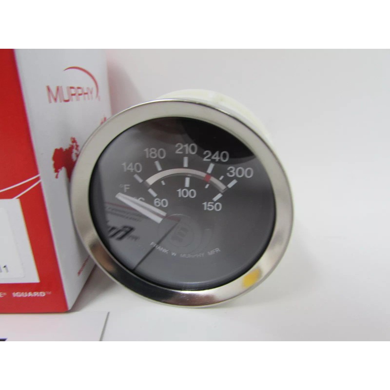 Murphy Switch NEW MURPHY 300 DEGREE ELECTRIC TEMPERATURE GAUGE EGS21T-300-12