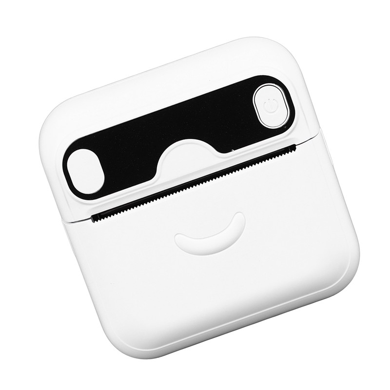 Mini Printer Bluetooth Connection Inkless Printing Portable Pocket Printer for