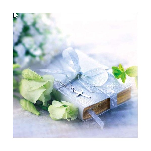 Ambiente Servietten Motiv: Bible - Bibel Lunch, 33x33cm, Hochzeit, Konfirmation,