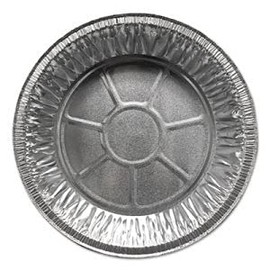 Durable Packaging Aluminum Pie Pans, Medium, 27.6 Oz, 9" Diameter X 1"h, Silver, 500/carton