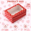 Reallnaive Reallnaive 20 Pcs Polka Dot Cookie Boxes with Window