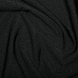 Stretch Lycra Spandex Fabric Material - Black, 1Mtr 100cm x 150cm