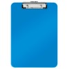 Leitz 39710036 A4 Clipboard, Rigid Plastic, WOW Range, Metallic Blue