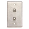 Pro Co WP1018 Single Gang (2) TRSF Non-latching Wall Plate