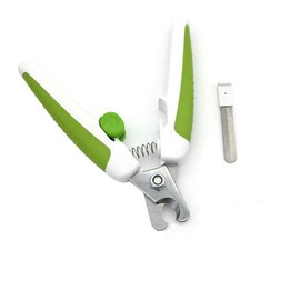 Zling Dog Nail Clippers - Pet Nails Trimmer for Dogs or Cats with Safety Guard to Avoid Over-Cutting, Free Nail File & Lock Switch, Sturdy Non-Slip Handles