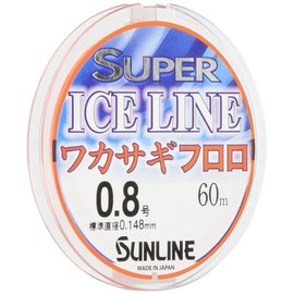 サンライン(SUNLINE) フロロカーボンライン スーパーアイス ワカサギ 60m 0.8号