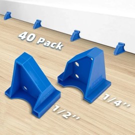 Unbranded Paquete de 40 espaciadores para pisos, kit de instalación para pisos laminados.