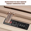 2 PCS TSA Certified Embedded T-S-A 007 Zipper Luggage Locks,
