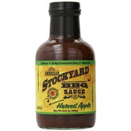 American Stockyard - Organic Harvest Apple BBQ Sauce - Made in USA - 14.5oz Bottle - Family Friendly - Handcrafted in Small Batches with All Natural Ingredients