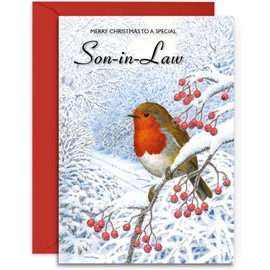 Olivia Samuel Son in Law Christmas Card - Medium Sized Card