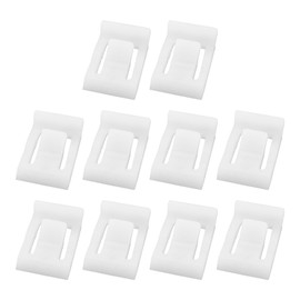 YINETTECH 10 Pcs 90 Degree Angle Limiter Hinge Clip Soft Close Cabinet Door Hinges Kitchen Cabinet Angle Reducer Clip Door Restraints Clip Plastic 8.8x3.6x13mm