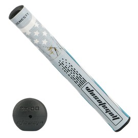 Wosofe GOLF Putter Grip Lightweight and Comfortable Advanced Texture Control and High-feedback Golf Putter Grip Stroke Enhancement Soft & Tacky Superior Traction Three Styles (A-Grey/Blue-2)