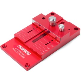 MUWOOD Sharpening Angle Fixture, Chisel Sharpening, Aluminum Alloy Honing Guide System, 15 to 47 Degree Angle Fixture and Gauge for Woodworkers