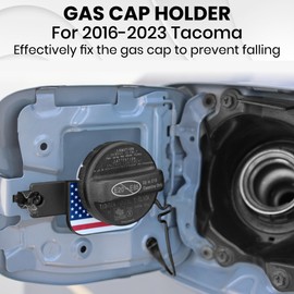 TACOMA GAS CAP HOLDER - Gas Cap Holder Compatible with 2016-2023 Tacoma 3rd Gen Fuel Cap Holder Tacoma Accessories - USA Flag