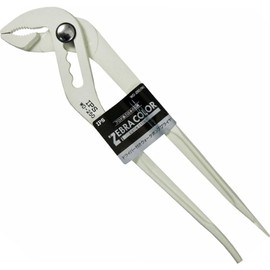 IPS ドライバー付き ウォーターポンププライヤ ZEBRA COLOR ホワイト WD-250(W)