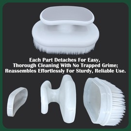 4 Pcs Sensory Brush with Handle for Comfortable Operation for Sensory Therapy, for Occupational and Sensory Brushing, Stimulating, Calming Tools for Kids and Adults