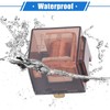 10PCS SPDT 5 Pin Relay Copper Contact Acrylic Waterproof Housing