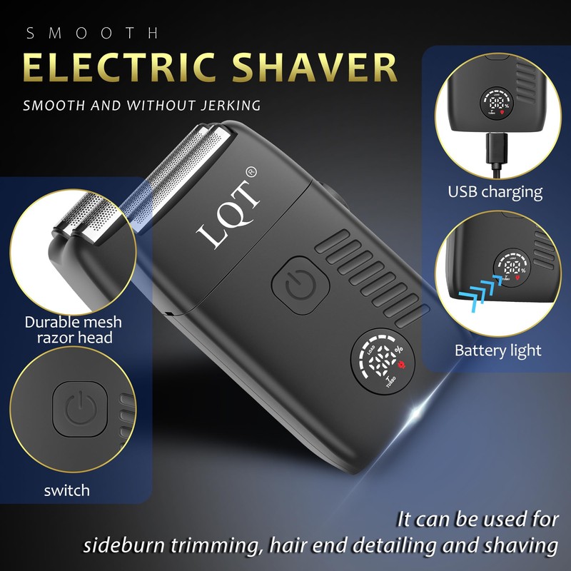 Hair Clippers for Men, 4-Piece Professional Grooming Kit Includes Hair