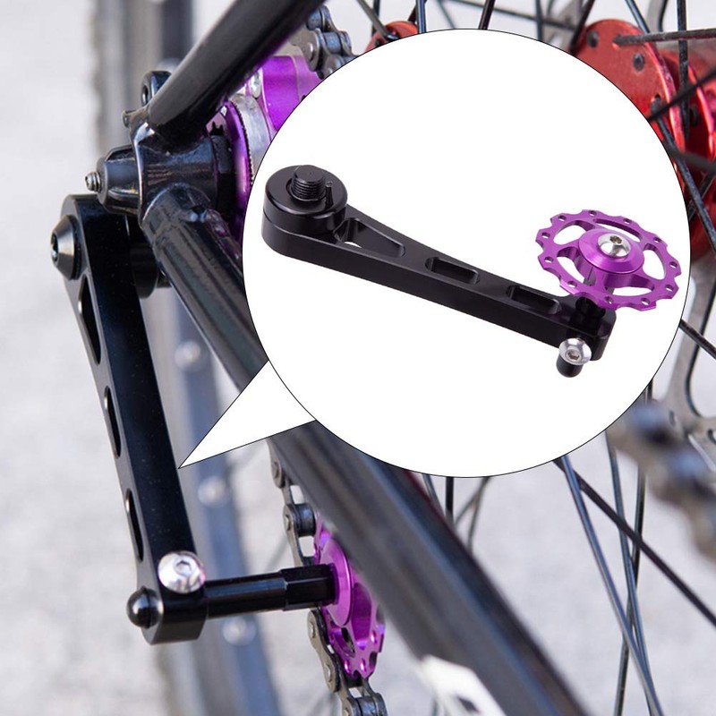 YHUS Bike Chain, Aluminum Alloy Cycling Single Speed Rear Derailleur