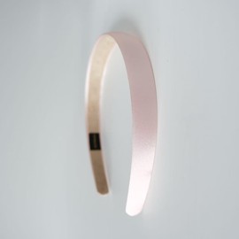Silk Headband 100% Mulberry Silk Facial Headband For Women And Girls Use For Washing Face, Makeup Beauty Hairband Elastic Hair Band Hair Accessories For Women (Pink, One Size)