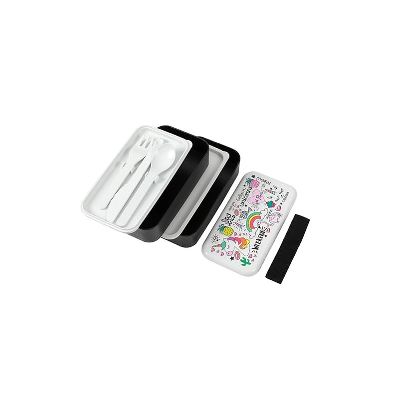 I-TOTAL® - Lunch Box with Two Tier Bento Box with