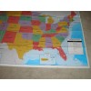 Teaching Tree Wall Map of the United States, Texas Florida