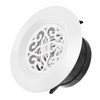 sourcing map Round Air Vent 4 Inch Adjustable Pattern Screen