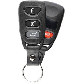 KeylessOption Keyless Entry Remote Control Car Key Fob Transmitter Strap for Kia Sorento Rondo PLNHM-T011