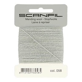 Scanfil Darning Yarn Grey 15m Metre 40020-058