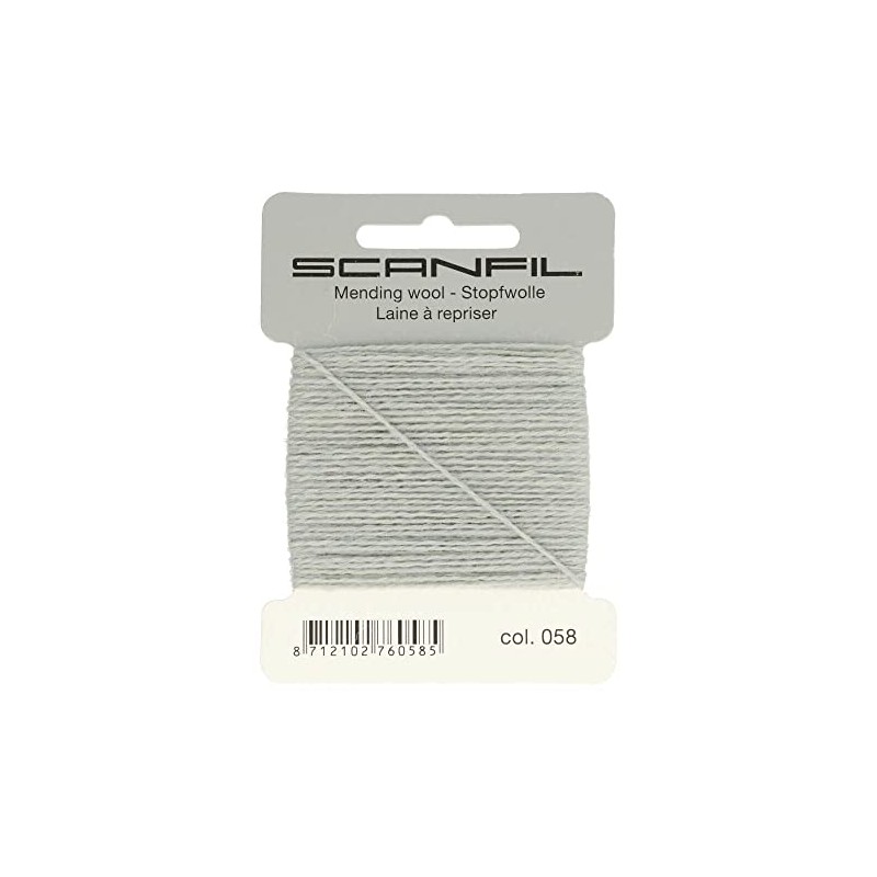 Scanfil Darning Yarn Grey 15m Metre 40020-058