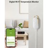 MOCREO WiFi Refrigerator Thermometer Digital Freezer Alarm, Remote Email &