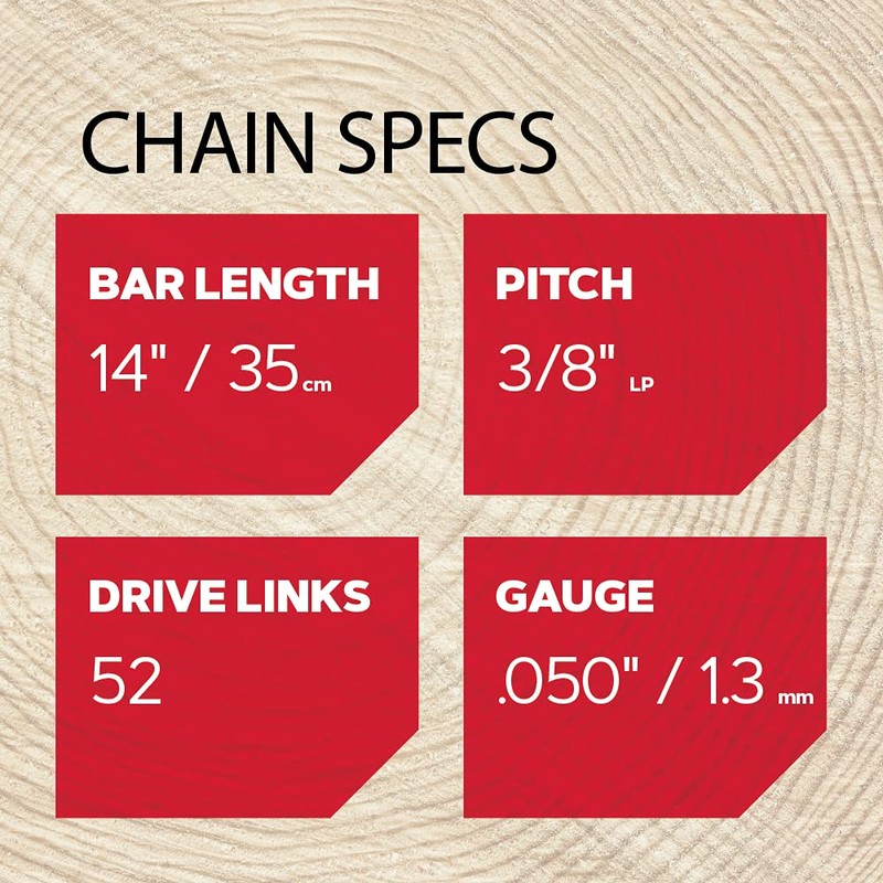Oregon 91PX052EC Saw Chain, For 14 inch (35 cm) Guide