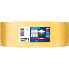 Bosch Professional 1x Expert C470 Sandpaper Roll (for Hardwood, Paint on wood, Width 93 mm, Length 5 m, Grit 120, Accessories Hand Sanding)