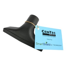 Cen-Tec Systems 35301 Premium Upholstery Vacuum Tool with Brush Strip and Applied Anti-Microbial Spray, Black