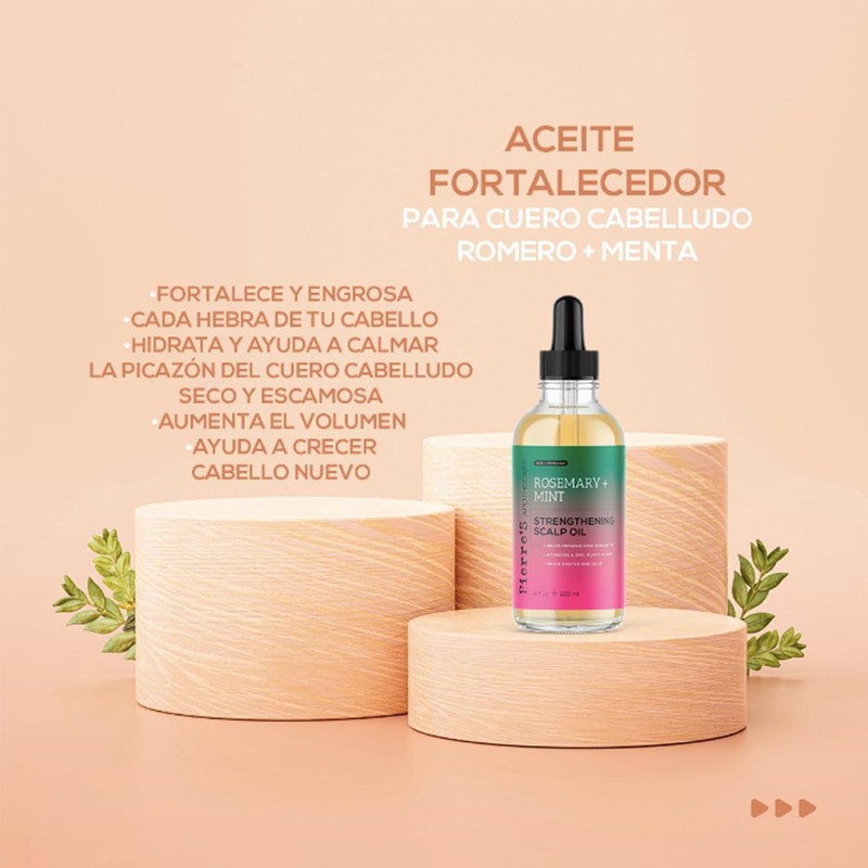 Piere's Apothecary Rosemary & Mint Strengthening Scalp Oil