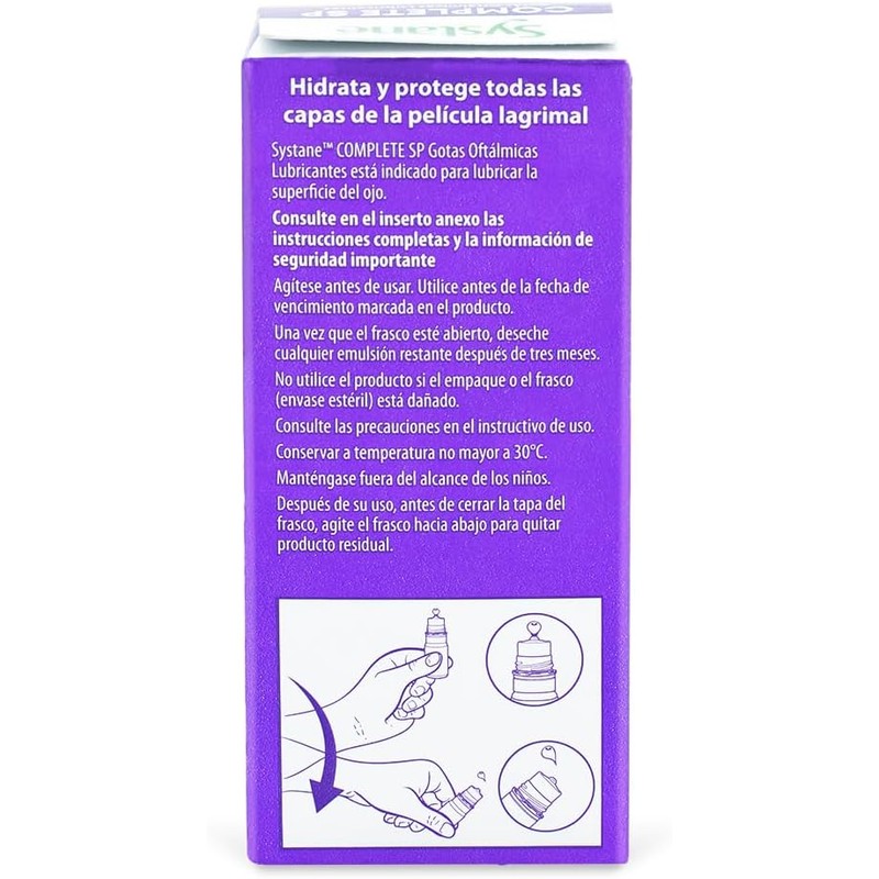 Systane Complete SP, Gotas Oftálmicas Lubricantes sin Preservantes, 10 mL,