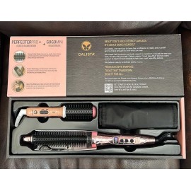 Calista Perfecter Pro Heated Round Brush with GoGo Mini Tool .75 New
