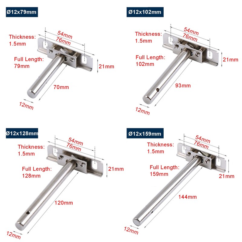 LIKERAINY Heavy Duty Brackets Concealed Shelf Bracket 12 x 79