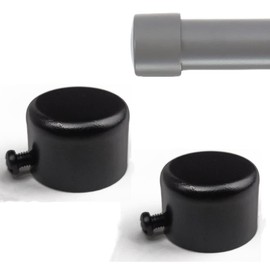 2 Pcs Curtain Rod Covers Ends Curtain Accessories Metal Ball Shape Curtain Rod Heads Curtain Finials Ends Cap Curtain Pole Finials for Curtain Decoration