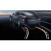 BLACK LICENSE PLATE CAMERA COLOR WITH NIGHT VISION COLOR REAR