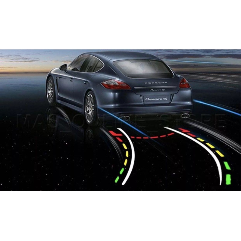 BLACK LICENSE PLATE CAMERA COLOR WITH NIGHT VISION COLOR REAR