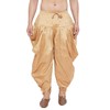 CRYSTAL REVENUE Men's Readymade Elastic Cotton Silk Dhoti for men,